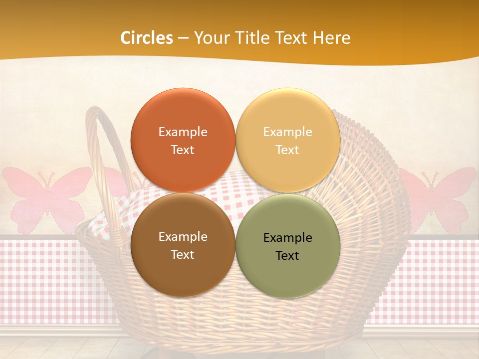 Border Wood Carriage PowerPoint Template