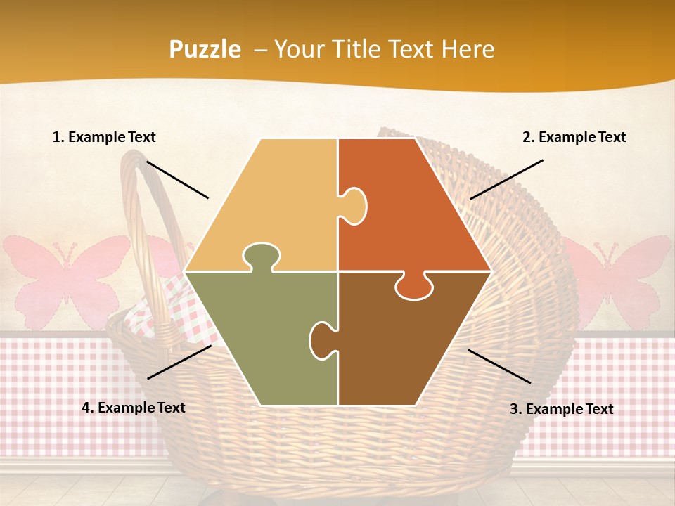 Border Wood Carriage PowerPoint Template