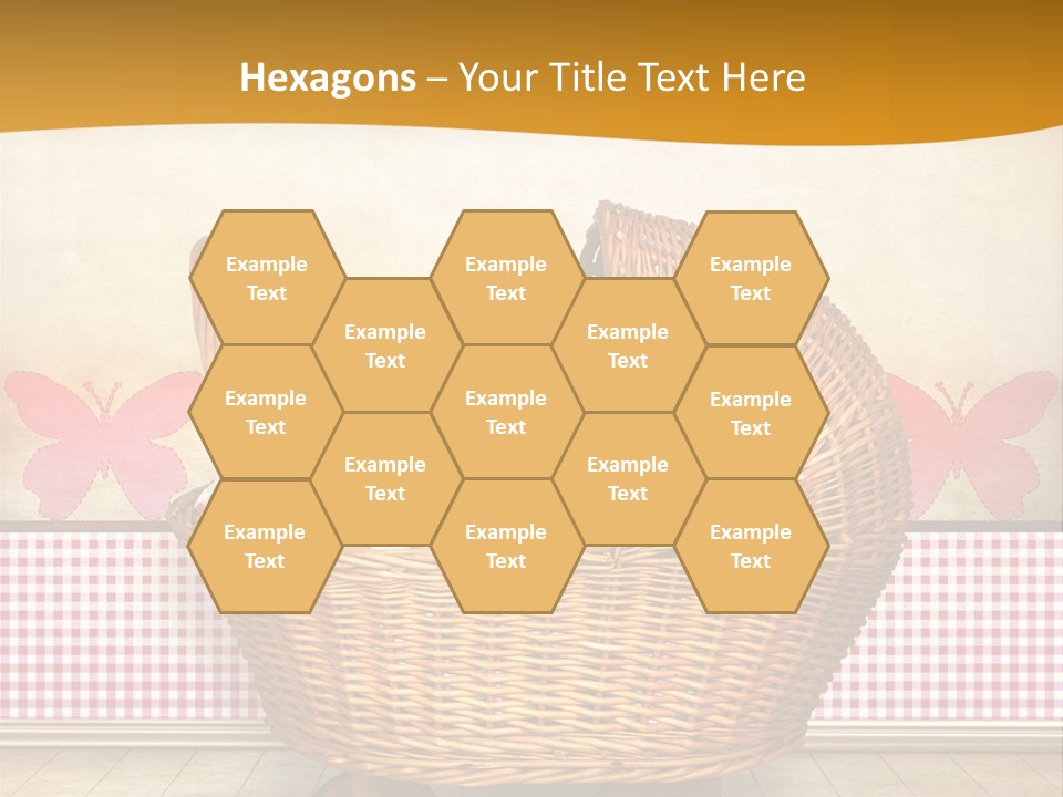 Border Wood Carriage PowerPoint Template