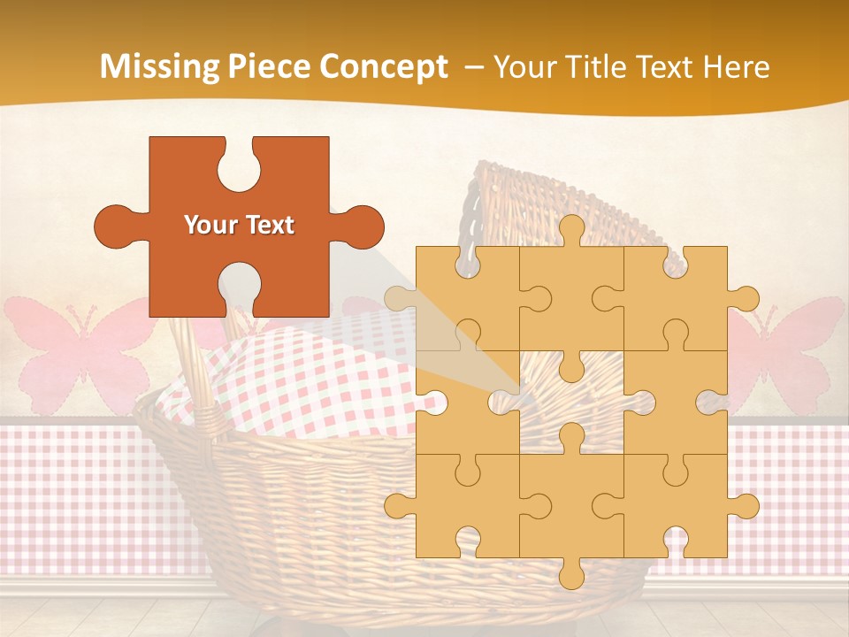 Border Wood Carriage PowerPoint Template