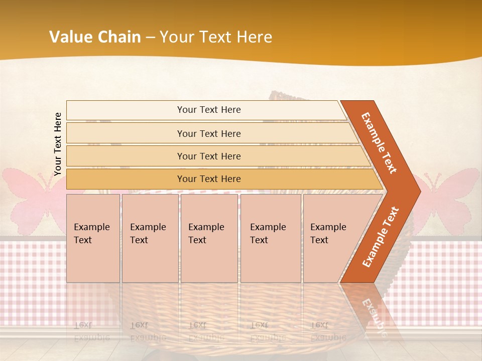 Border Wood Carriage PowerPoint Template