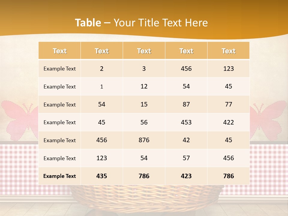 Border Wood Carriage PowerPoint Template