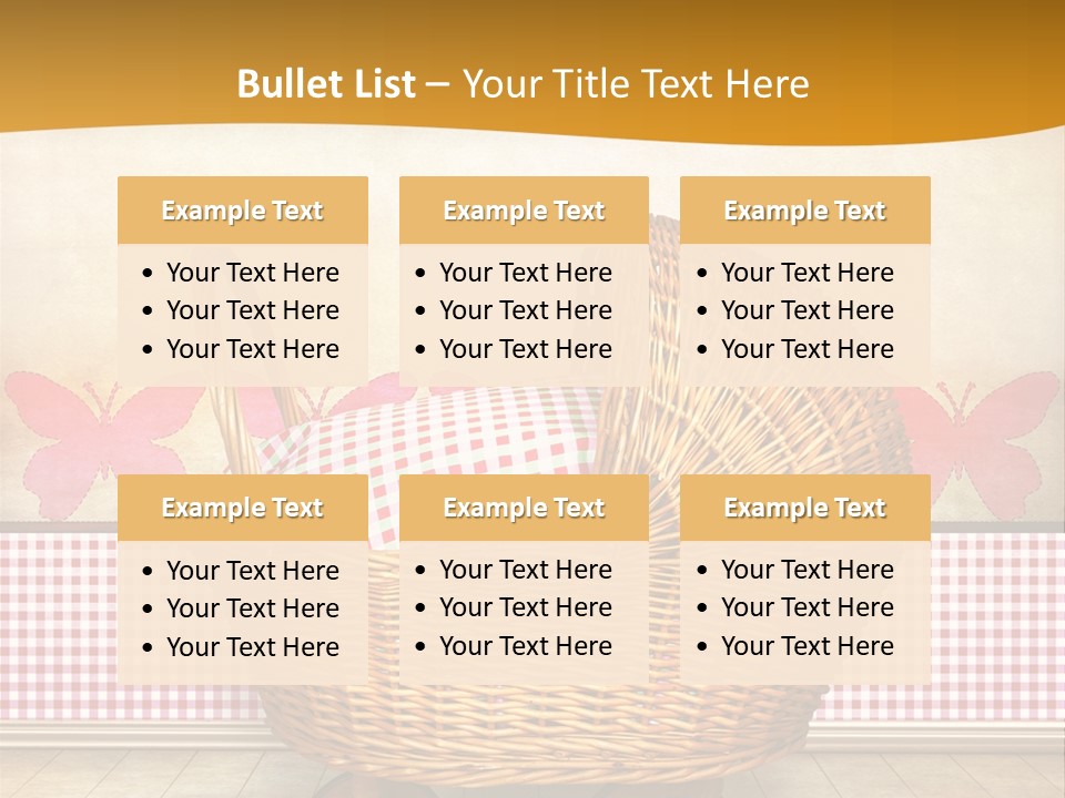 Border Wood Carriage PowerPoint Template