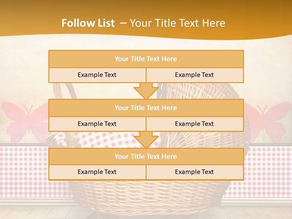 Border Wood Carriage PowerPoint Template
