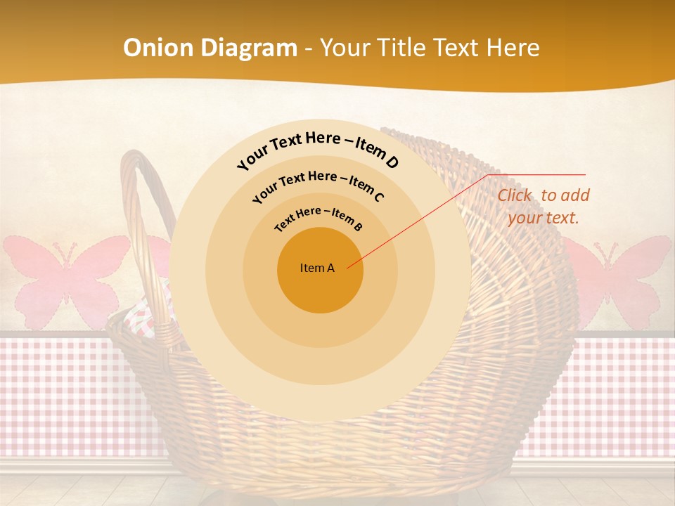Border Wood Carriage PowerPoint Template