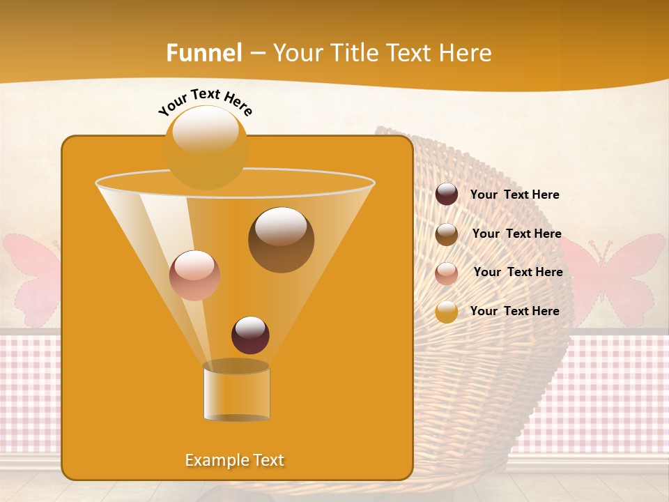 Border Wood Carriage PowerPoint Template