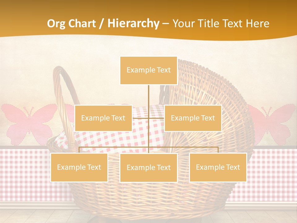 Border Wood Carriage PowerPoint Template