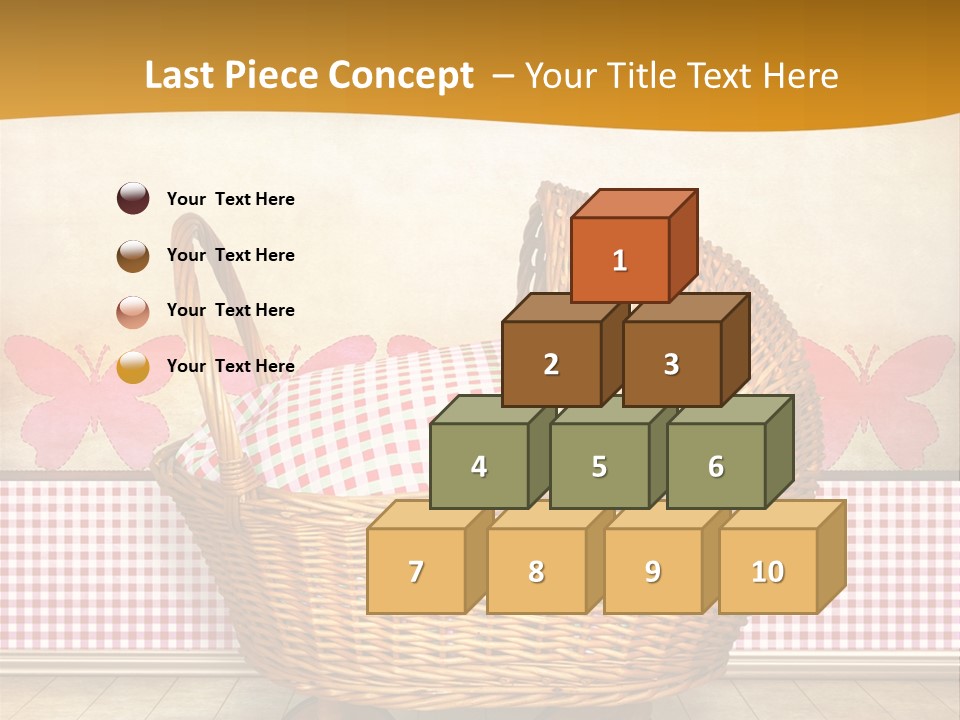 Border Wood Carriage PowerPoint Template