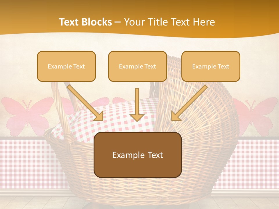 Border Wood Carriage PowerPoint Template