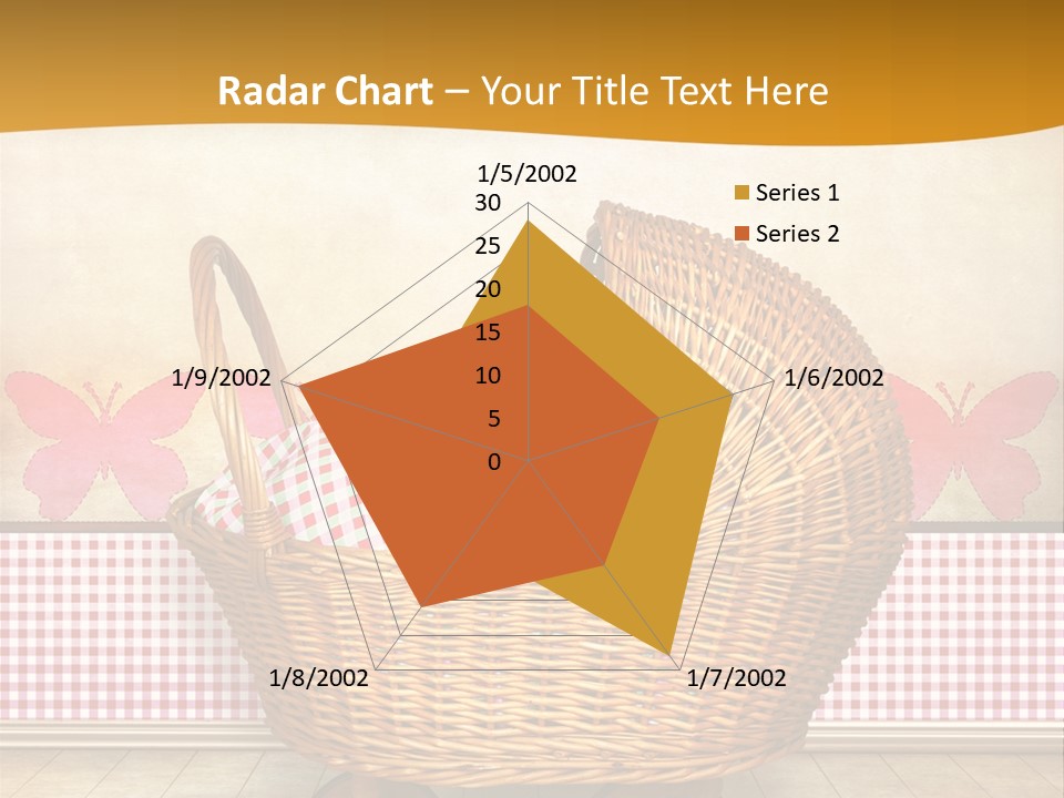 Border Wood Carriage PowerPoint Template