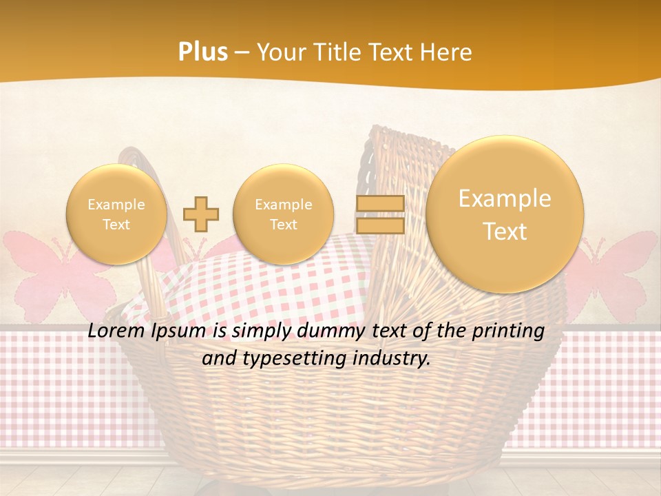 Border Wood Carriage PowerPoint Template