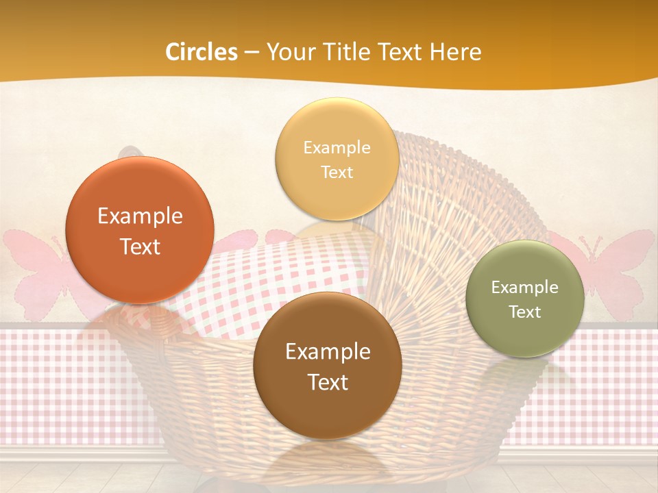 Border Wood Carriage PowerPoint Template