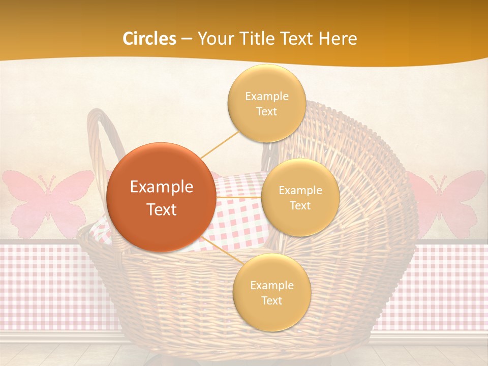 Border Wood Carriage PowerPoint Template