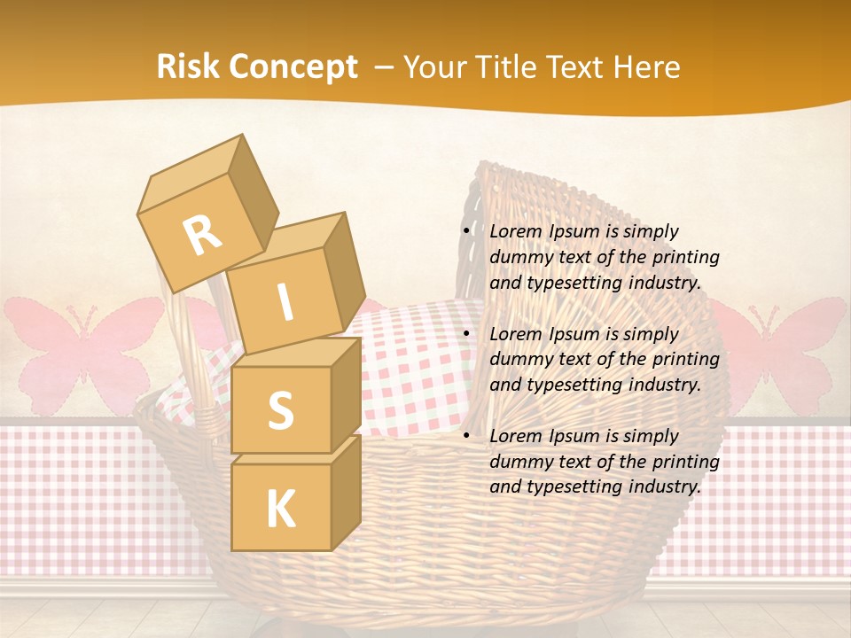 Border Wood Carriage PowerPoint Template