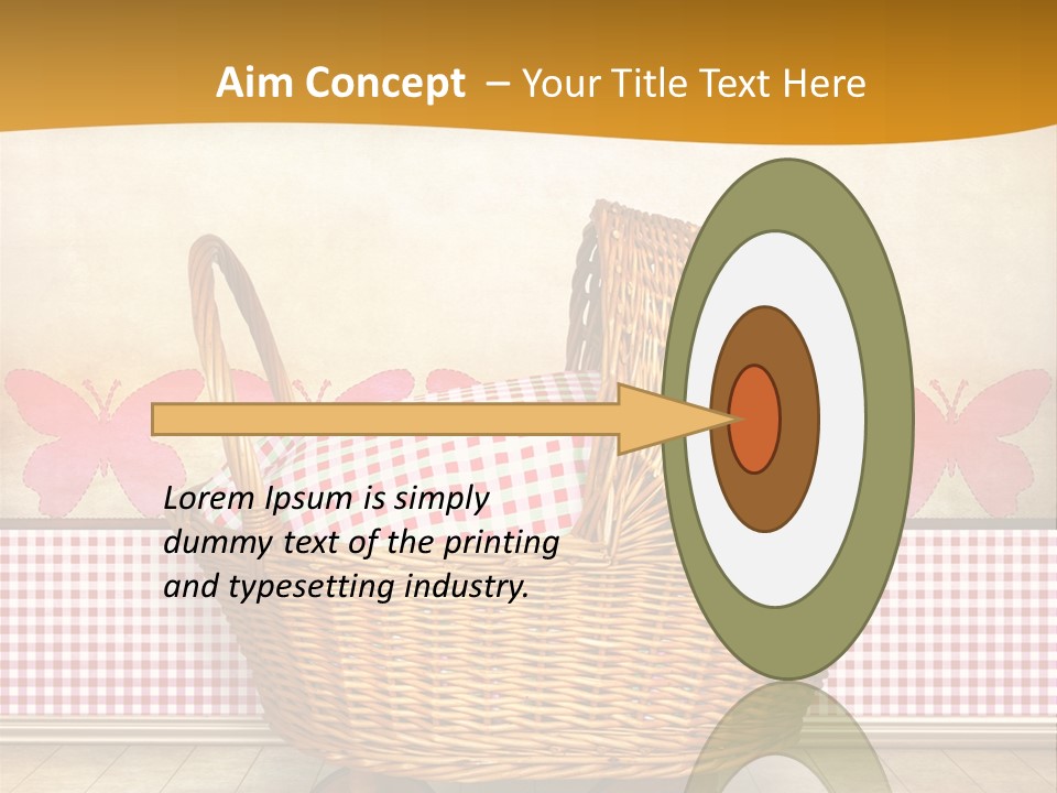 Border Wood Carriage PowerPoint Template