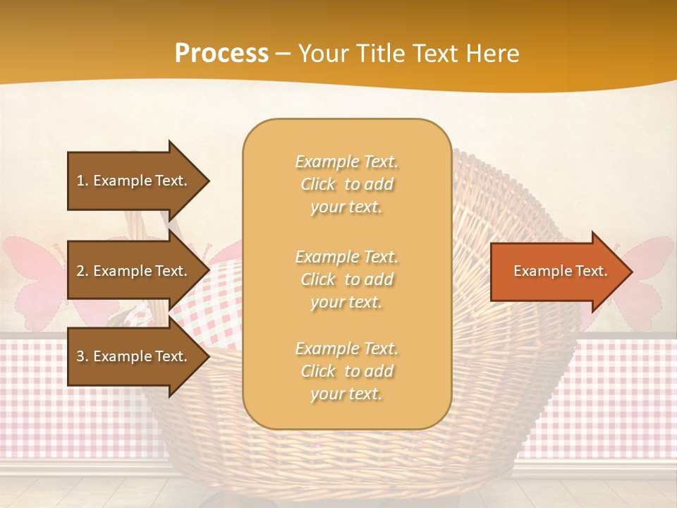 Border Wood Carriage PowerPoint Template