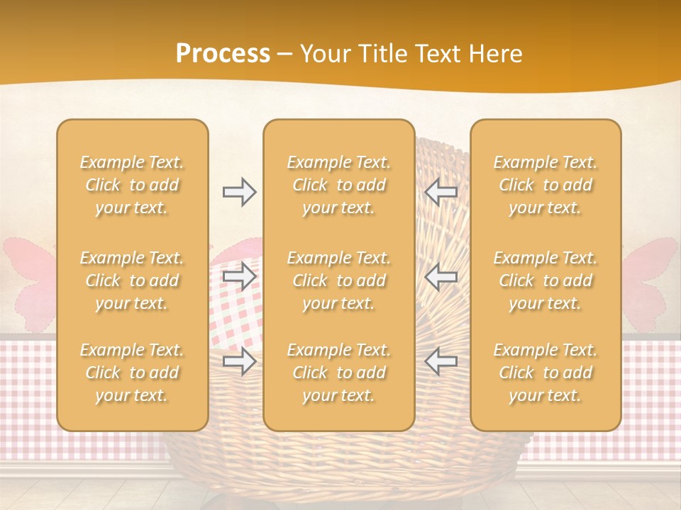 Border Wood Carriage PowerPoint Template