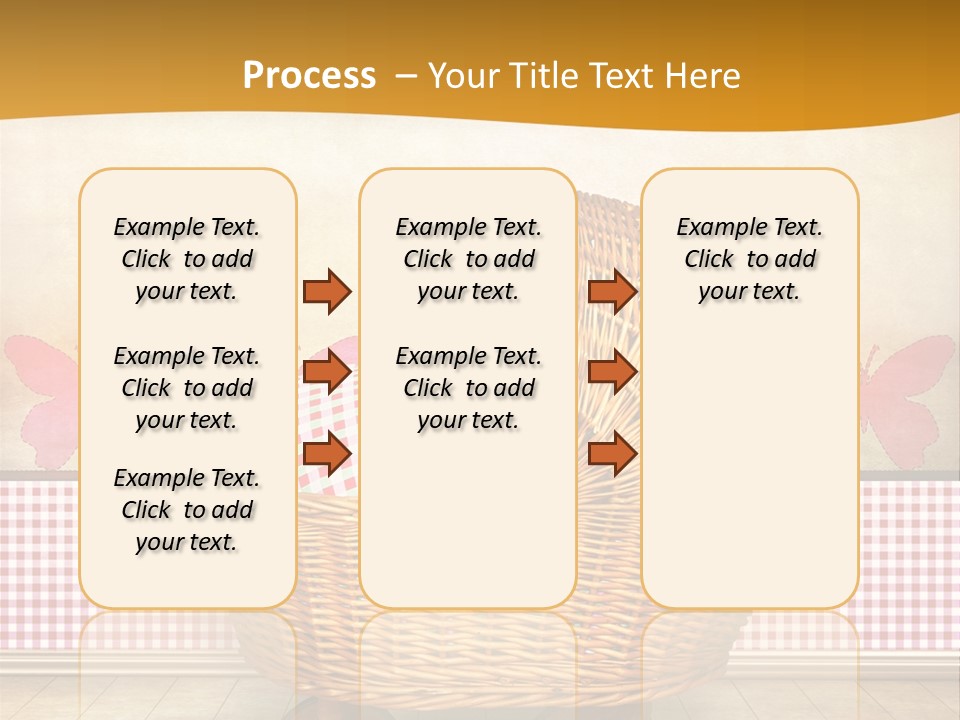 Border Wood Carriage PowerPoint Template