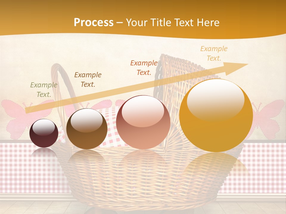 Border Wood Carriage PowerPoint Template