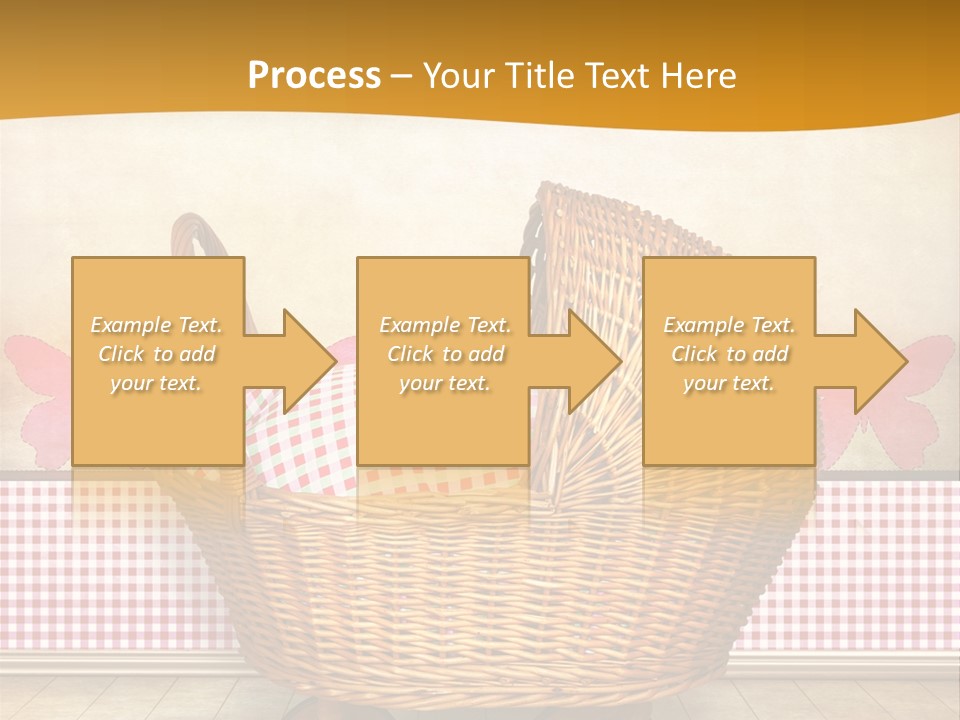 Border Wood Carriage PowerPoint Template