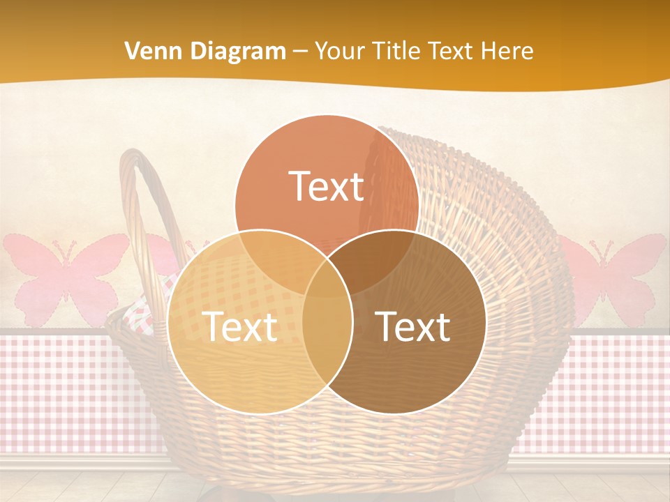 Border Wood Carriage PowerPoint Template