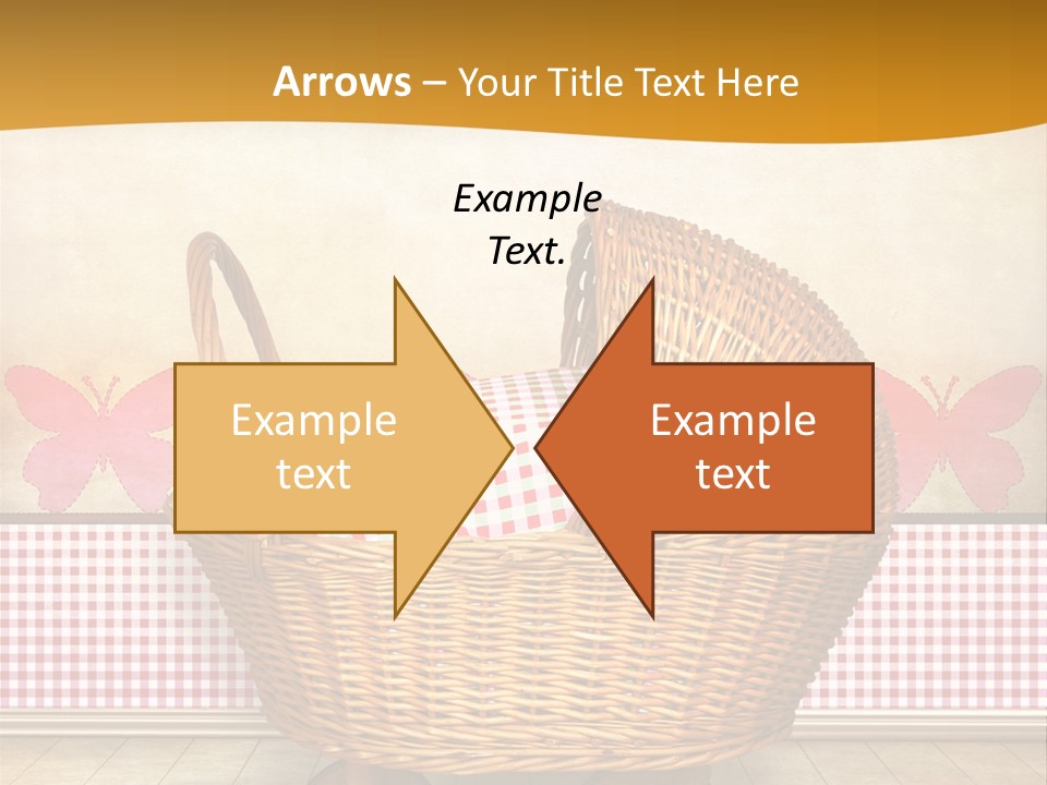 Border Wood Carriage PowerPoint Template