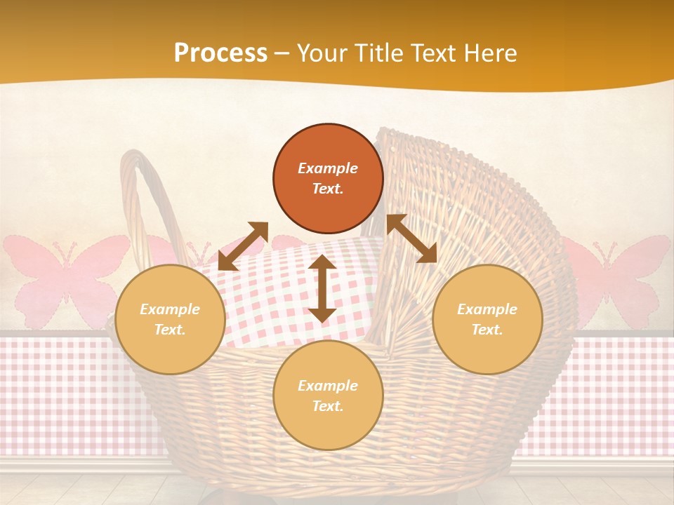Border Wood Carriage PowerPoint Template