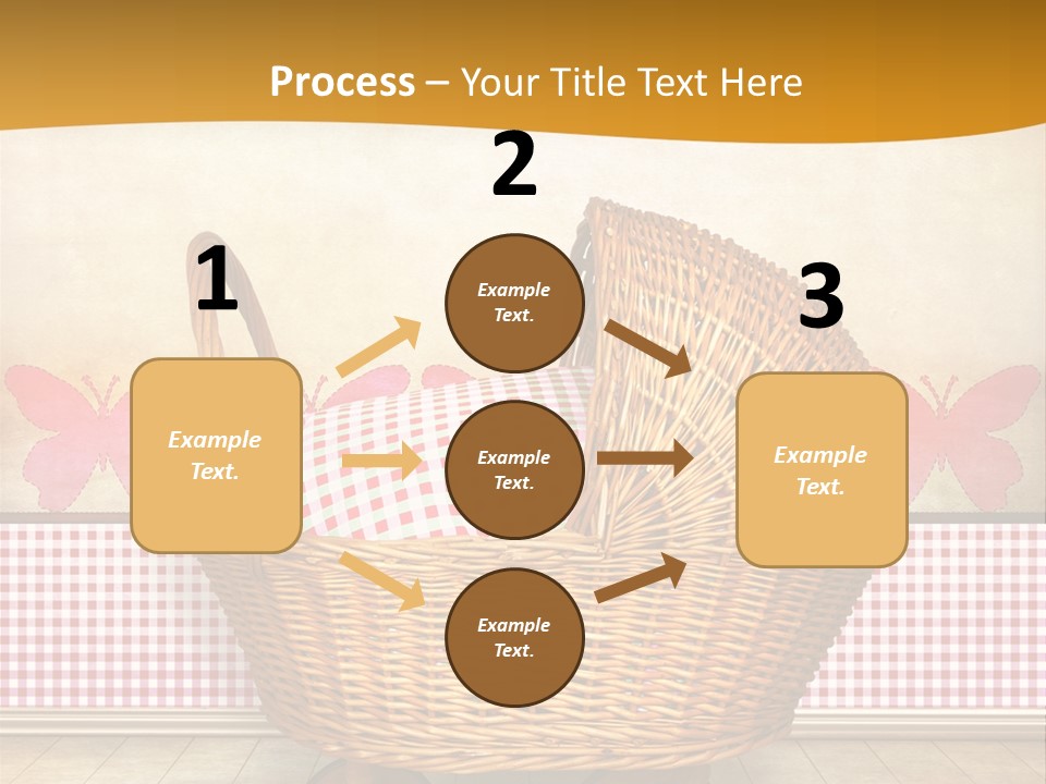Border Wood Carriage PowerPoint Template