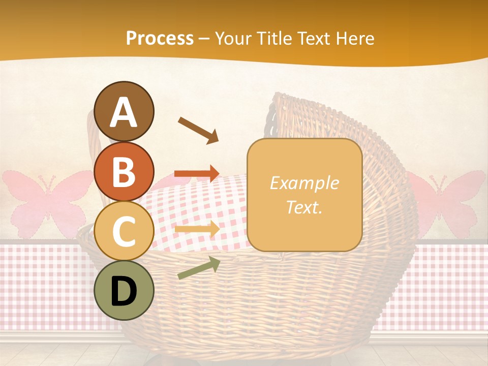 Border Wood Carriage PowerPoint Template
