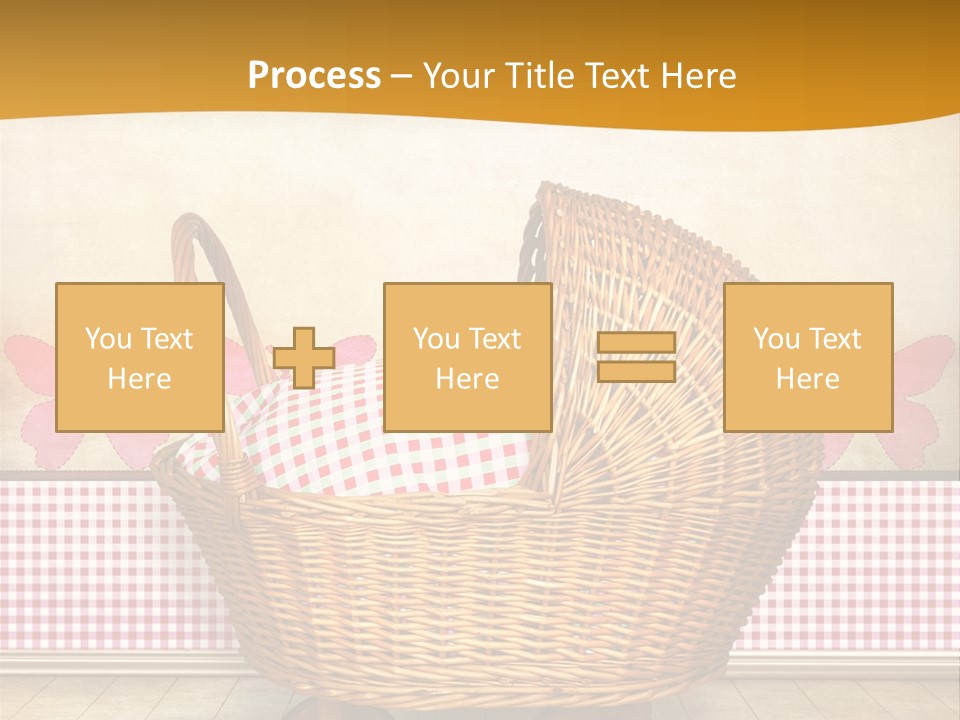 Border Wood Carriage PowerPoint Template