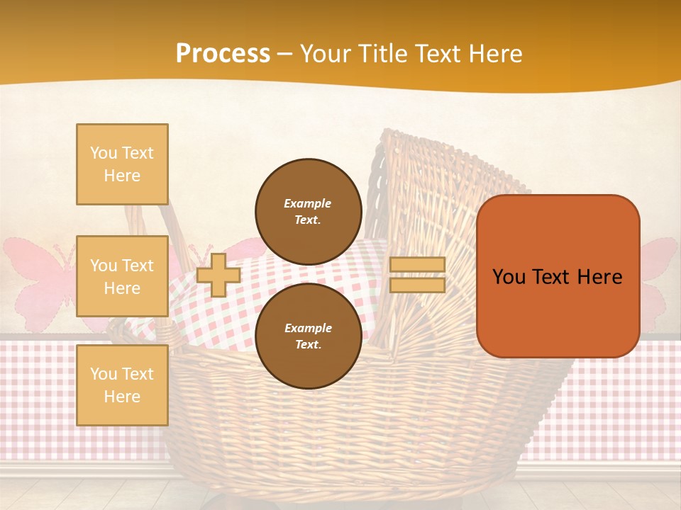 Border Wood Carriage PowerPoint Template