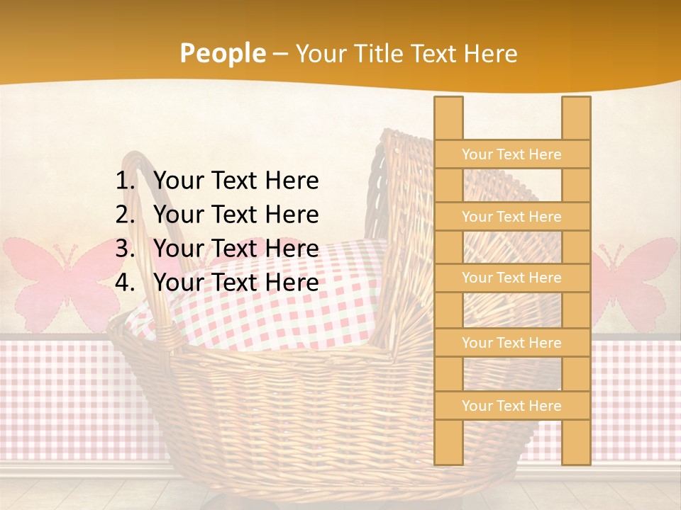 Border Wood Carriage PowerPoint Template