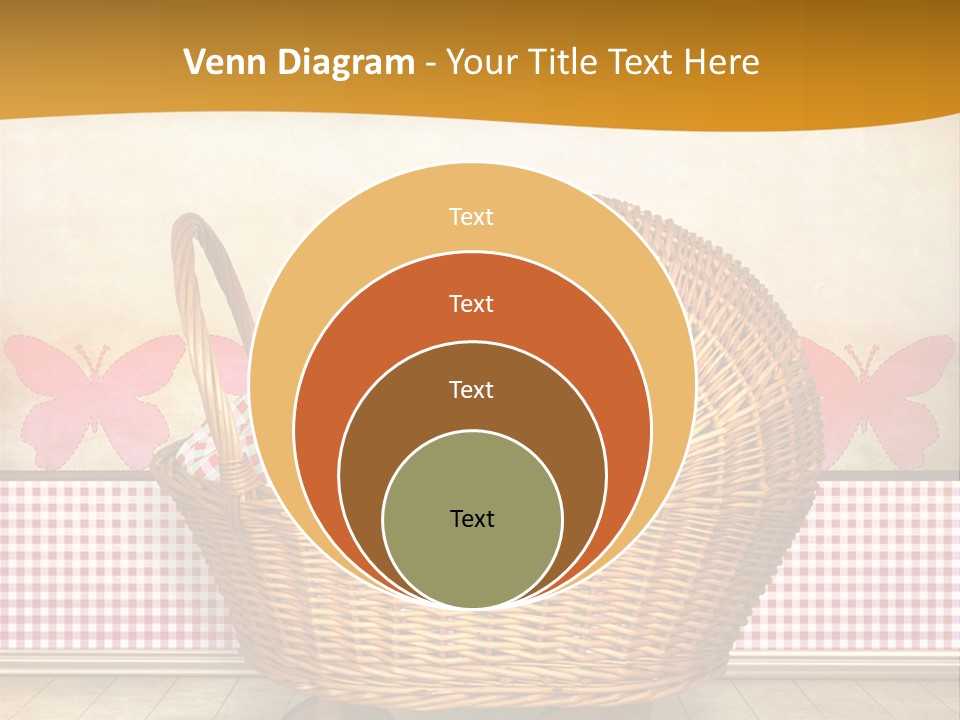 Border Wood Carriage PowerPoint Template