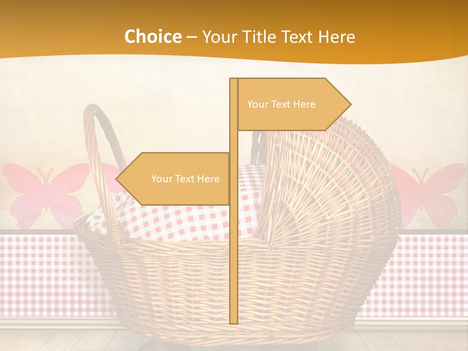 Border Wood Carriage PowerPoint Template