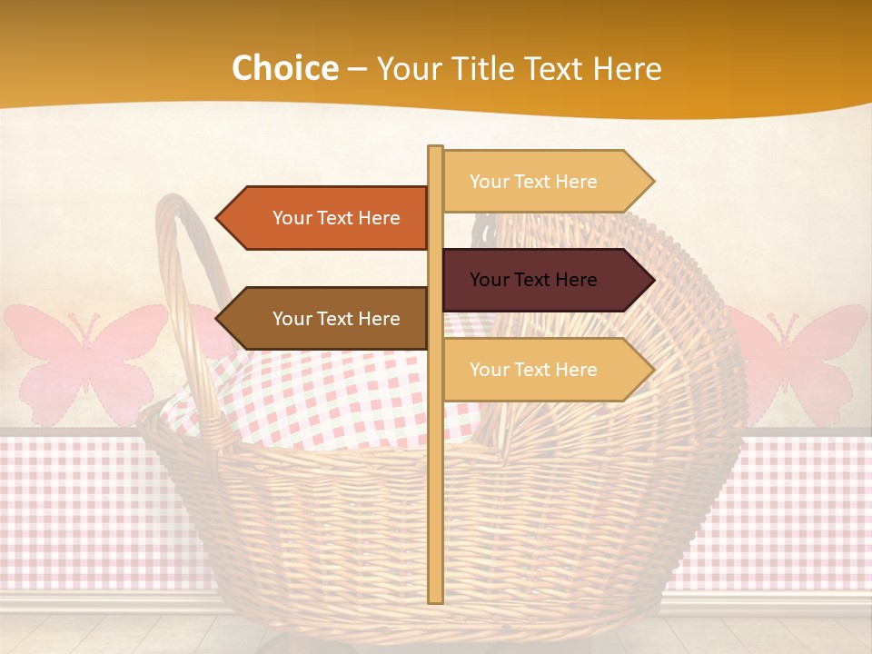 Border Wood Carriage PowerPoint Template