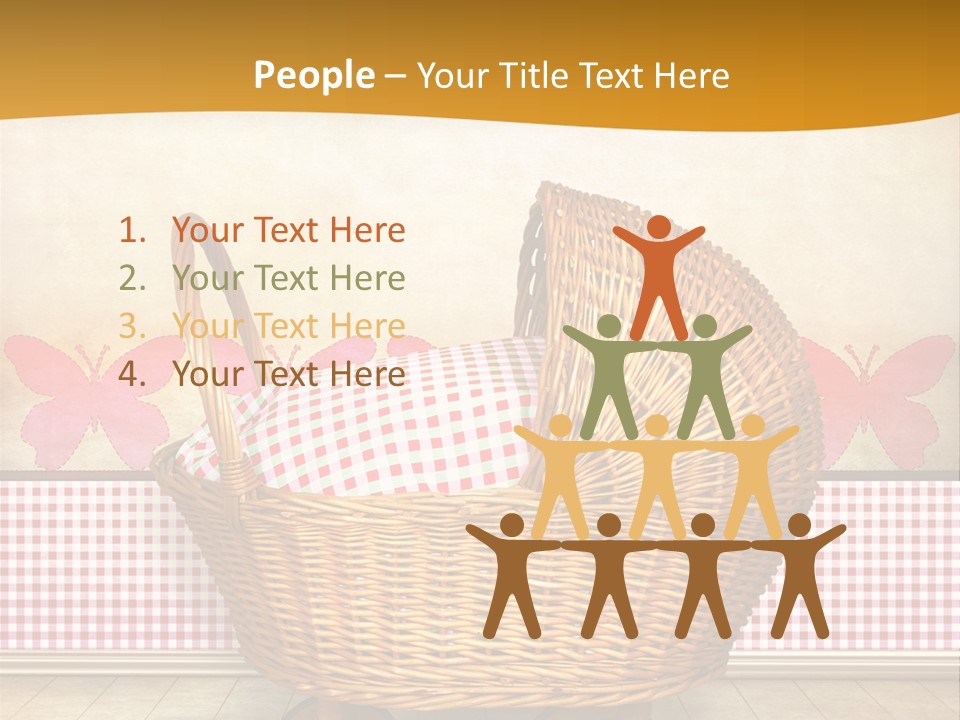 Border Wood Carriage PowerPoint Template