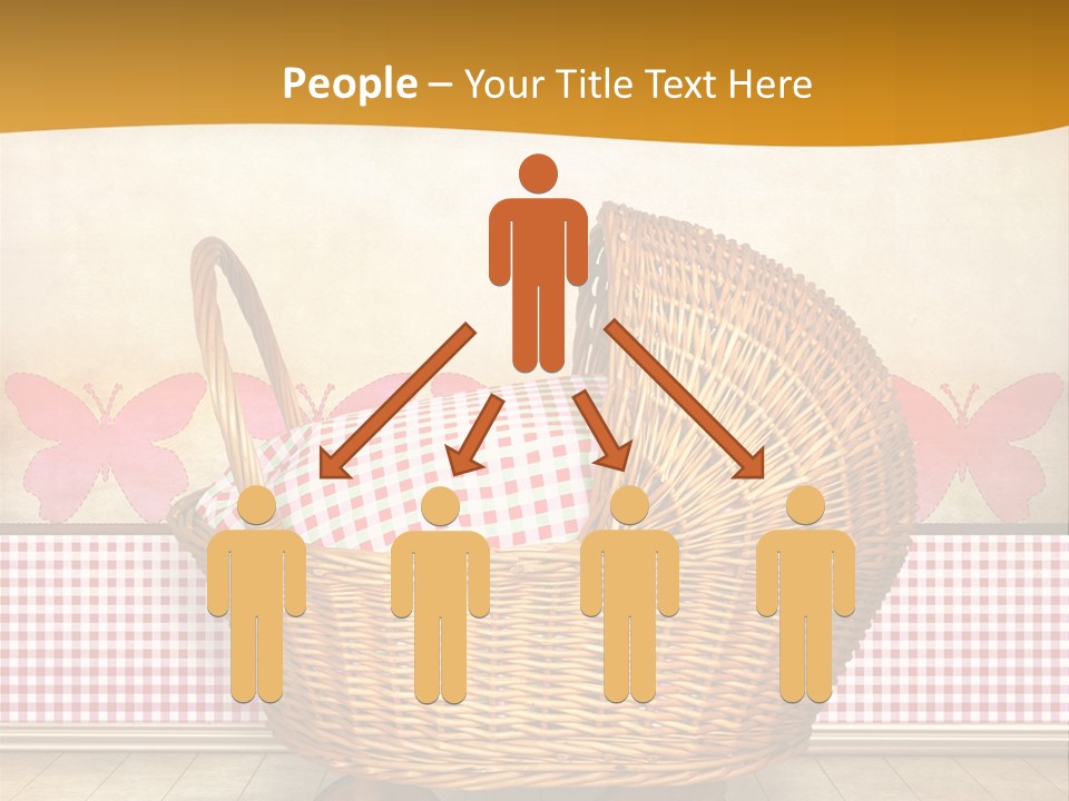 Border Wood Carriage PowerPoint Template