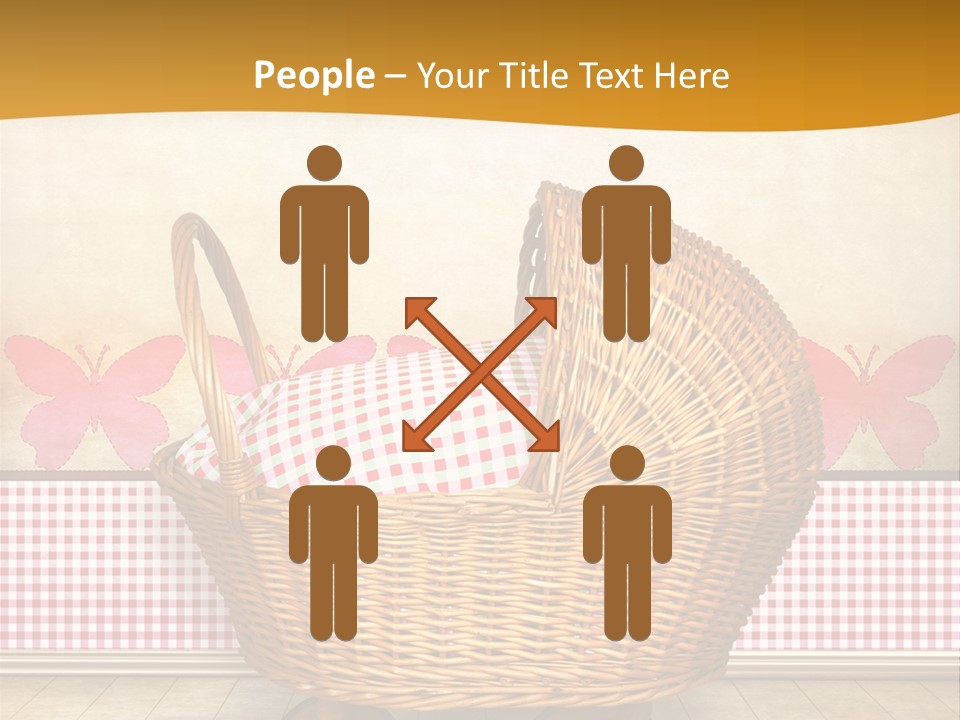 Border Wood Carriage PowerPoint Template