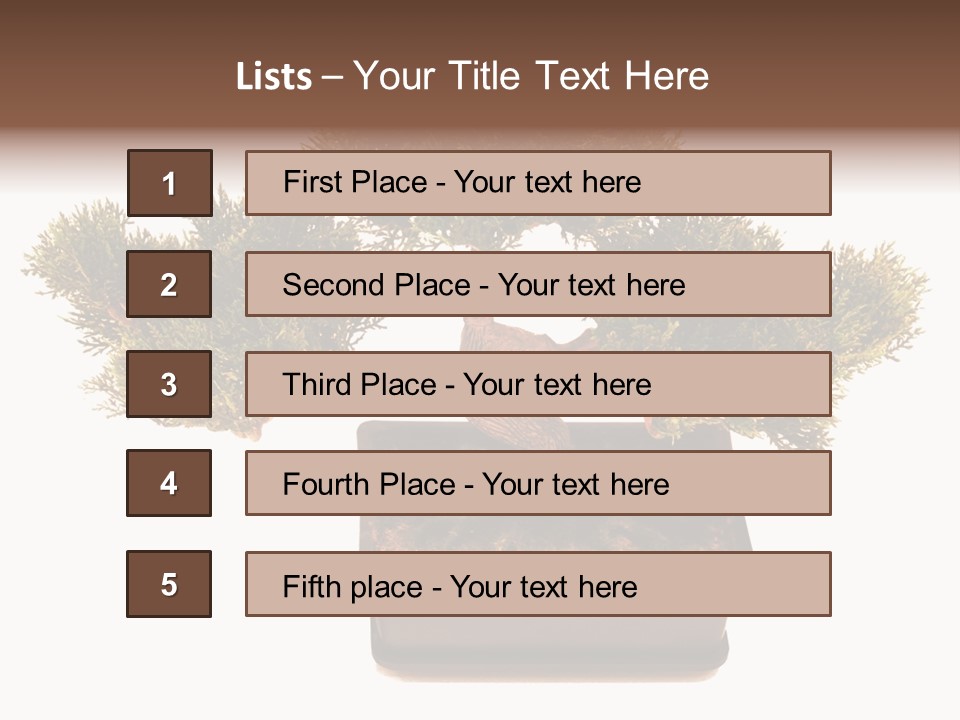 Tree Branch Plant PowerPoint Template