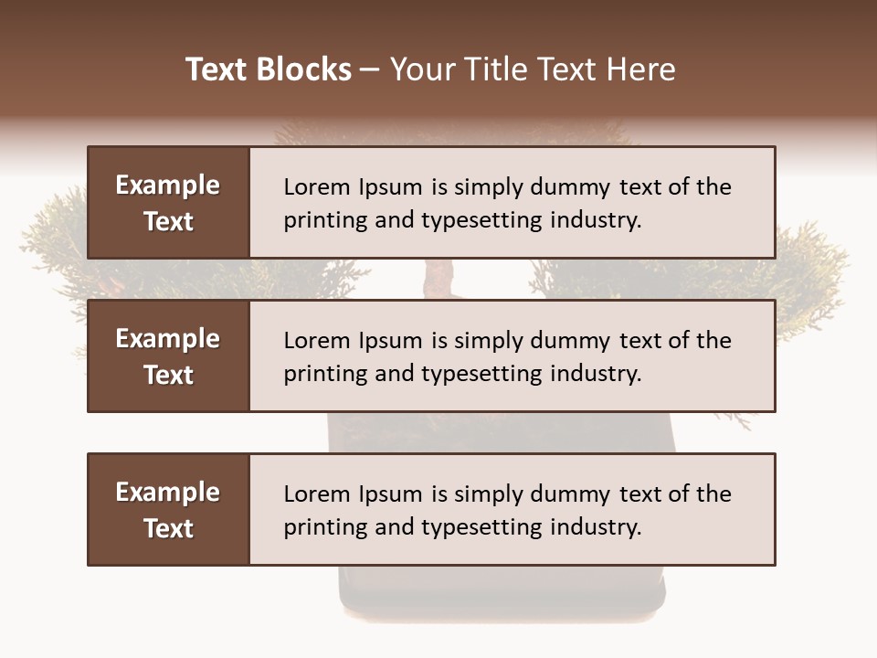 Tree Branch Plant PowerPoint Template