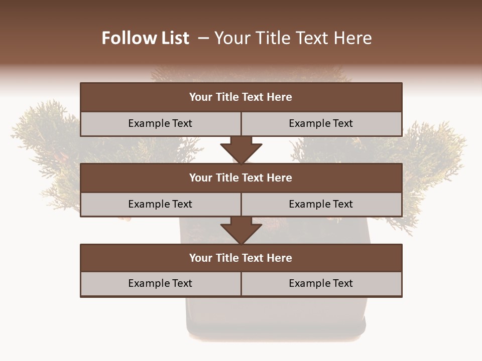 Tree Branch Plant PowerPoint Template