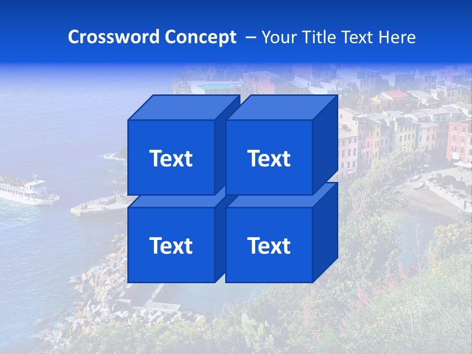 Beach Summer Rock PowerPoint Template