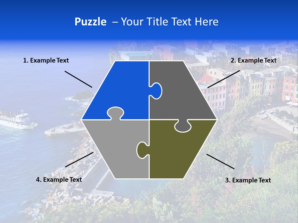 Beach Summer Rock PowerPoint Template