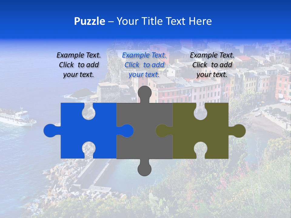 Beach Summer Rock PowerPoint Template