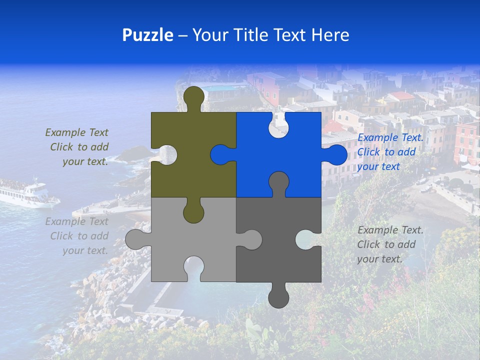 Beach Summer Rock PowerPoint Template