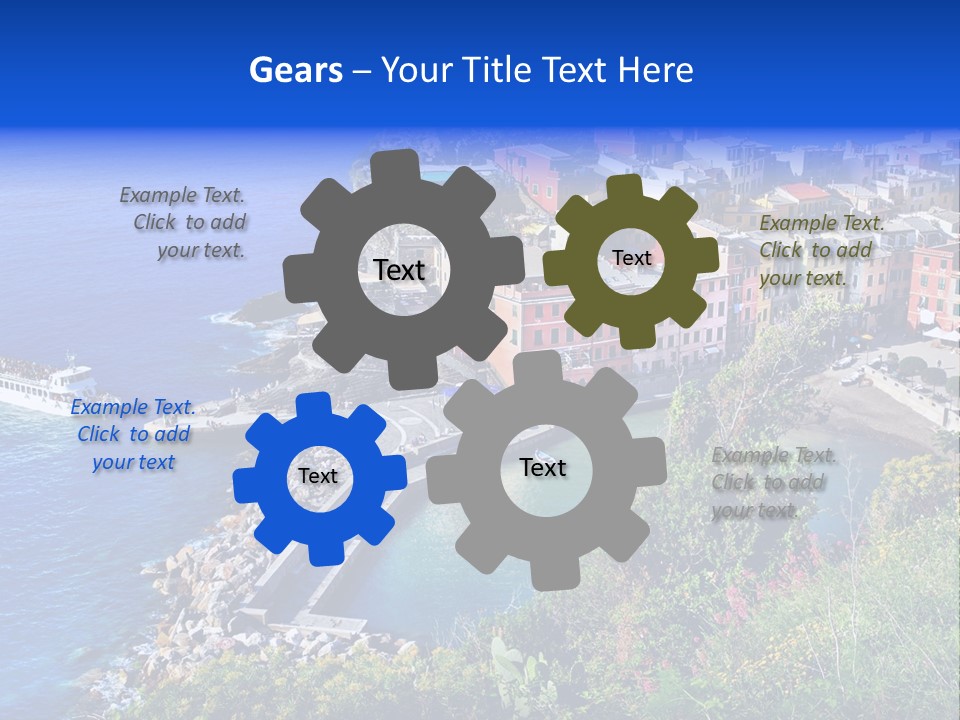 Beach Summer Rock PowerPoint Template