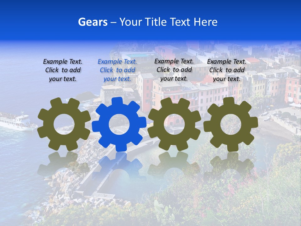 Beach Summer Rock PowerPoint Template