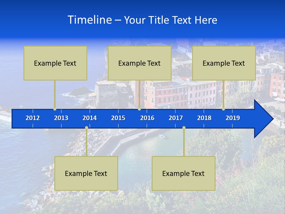 Beach Summer Rock PowerPoint Template