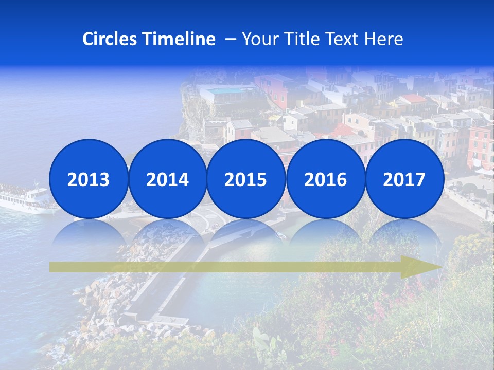 Beach Summer Rock PowerPoint Template