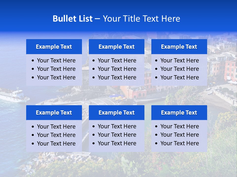 Beach Summer Rock PowerPoint Template